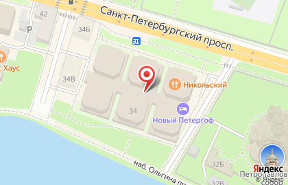 Отель Новый Петергоф на карте
