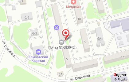 Почта России в Петропавловске-Камчатском на карте