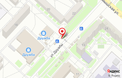 Аудиореклама от РА Медиа-тайм на улице Дружбы на карте