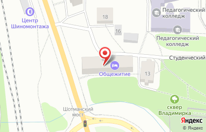 Столовая Питсервис в Студенческом переулке на карте