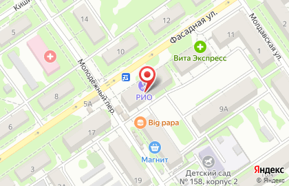 Парикмахерская Чио Чио на Фасадной улице на карте