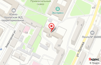 Оренбургский отряд ведомственной охраны на карте