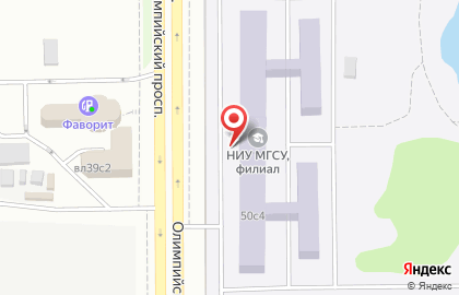 Московский Государственный Строительный Университет (мгсу) в Мытищах на карте