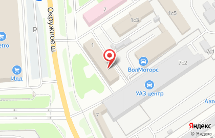 Торговая компания Технолит на Окружном шоссе на карте