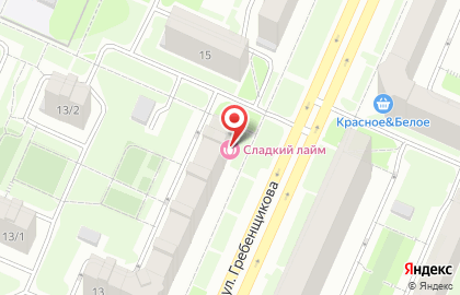 Магазин Пивной рай на улице Гребенщикова на карте