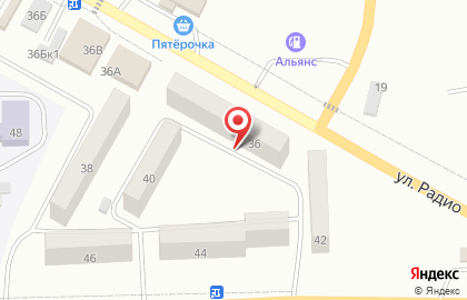 Продовольственный магазин Алёнка в Ростове-на-Дону на карте