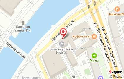Генеральное консульство Италии в г. Москве на карте