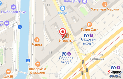 Линия обуви на Сенной площади на карте