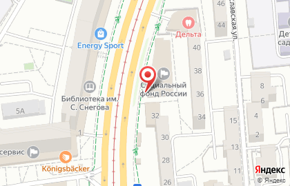 Управление Пенсионного фонда РФ в г. Калининграде на улице 9 Апреля на карте
