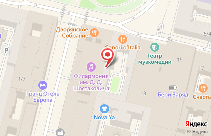 Фонд ежегодного международного фестиваля классической музыки Дворцы Санкт-Петербурга на карте