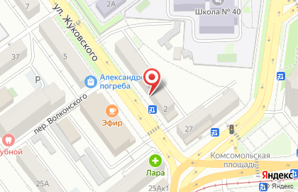 Магазин Белореченское в Железнодорожном районе на карте