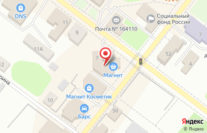 Гипермаркет Магнит на улице Ленинградской на карте