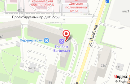 Либерально-демократическая партия России на улице Полбина на карте