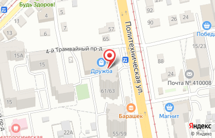 Взрывные цены на Политехнической улице на карте