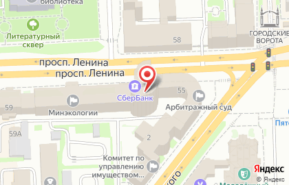 Банк Горящих Туров в Челябинске на карте