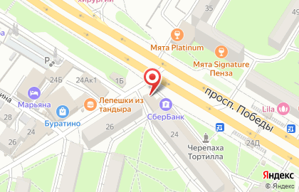 Твоя пекарня на проспекте Победы на карте