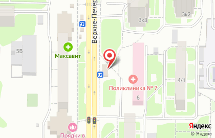 Продуктовый минимаркет Валентин на карте