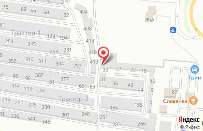 Гаражно-строительный комплекс Трактор-2 на карте