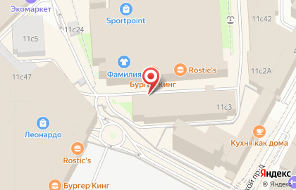 Торговая компания Antalis на Ленинском проспекте на карте