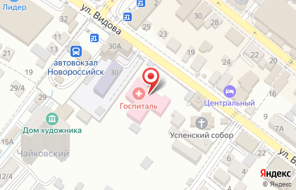 419 Военный Госпиталь в Краснодаре на карте