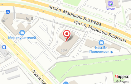 Автомойка самообслуживания BKF на Полюстровском проспекте на карте