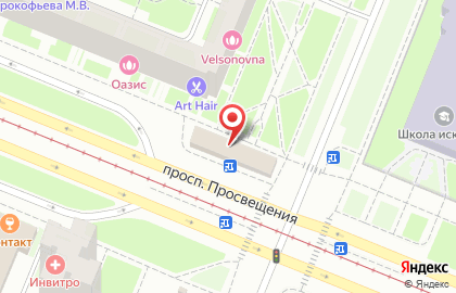 Первый Санкт-Петербургский кредитный брокер, ООО на улице Просвещения на карте