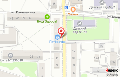 Супермаркет Виктория квартал на Красносельской улице на карте