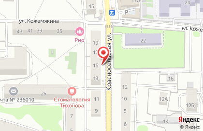 Фирменный магазин Пивной мир на Красносельской улице на карте