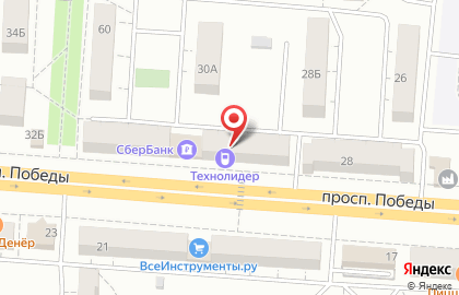 Free way на проспекте Победы на карте