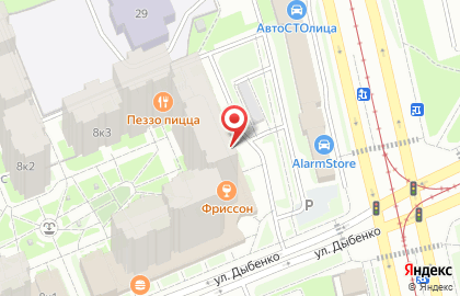 Клиника МЕДСИ на Дыбенко на карте