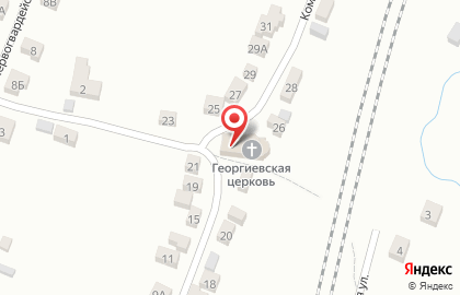 Церковь Георгия Победоносца в Мценске на карте