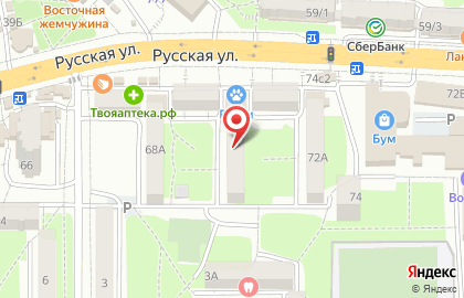 Парикмахерская Натали в Советском районе на карте