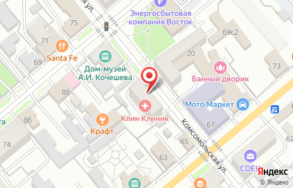 Служба курьерской доставки СберЛогистика на Комсомольской на карте