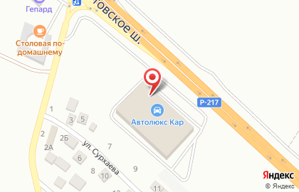 Автосалон Автолюкс в Кировском районе на карте
