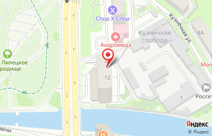 Взгляд на Кузнечной улице на карте