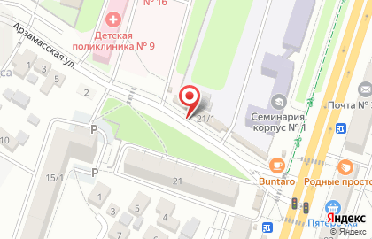 Киоск по продаже фруктов и овощей в Воронеже на карте
