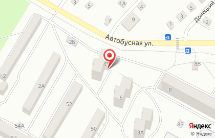 Сеть минимаркетов Ёё на Автобусной улице на карте