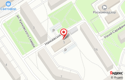 Продовольственный магазин Бородинский в Петрозаводске на карте