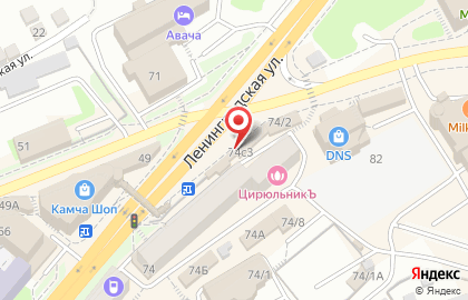 Микрокредитная компания РосДеньги в Петропавловске-Камчатском на карте