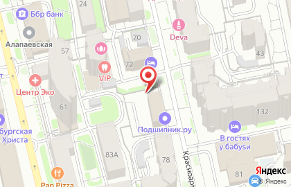 Мост в Октябрьском районе на карте