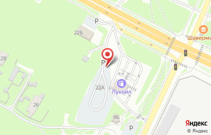 Автостоянка в Пскове на карте