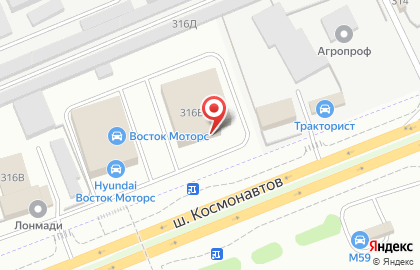 Автосалон Восток Моторс Пермь на карте