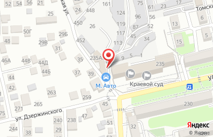 Латте на улице Дзержинского на карте