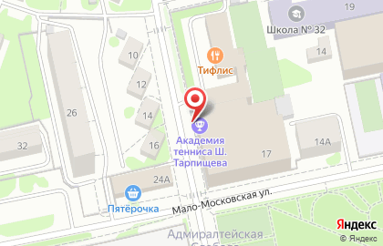 Школа кикбоксинга Профайт кик в Кировском районе на карте