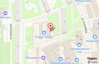 Компания по изготовлению памятников Postament.ru на улице Корнеева в Домодедово на карте