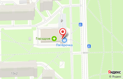 Аптека Горздрав на Пулковском шоссе на карте