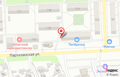 Мастерская скульптора Карсляна С.О. в Железнодорожном районе на карте