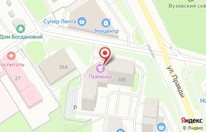 Кинотеатр Премьер в Петрозаводске на карте