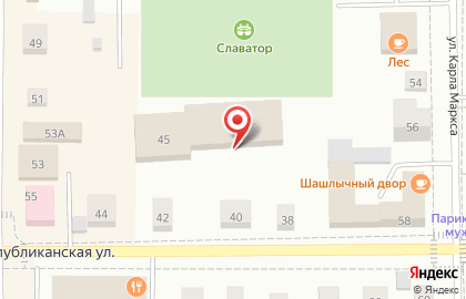 1C на улице Титова на карте