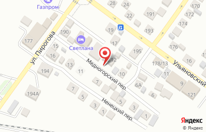 Сауна Старый мост в Астрахани на карте